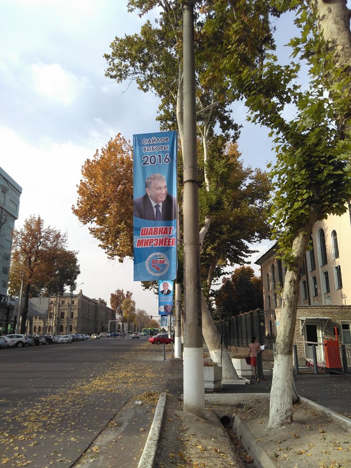 Der Interimspräsident Usbekistans und Favorit der Wahlen, Schawkat Mirsijojew. 