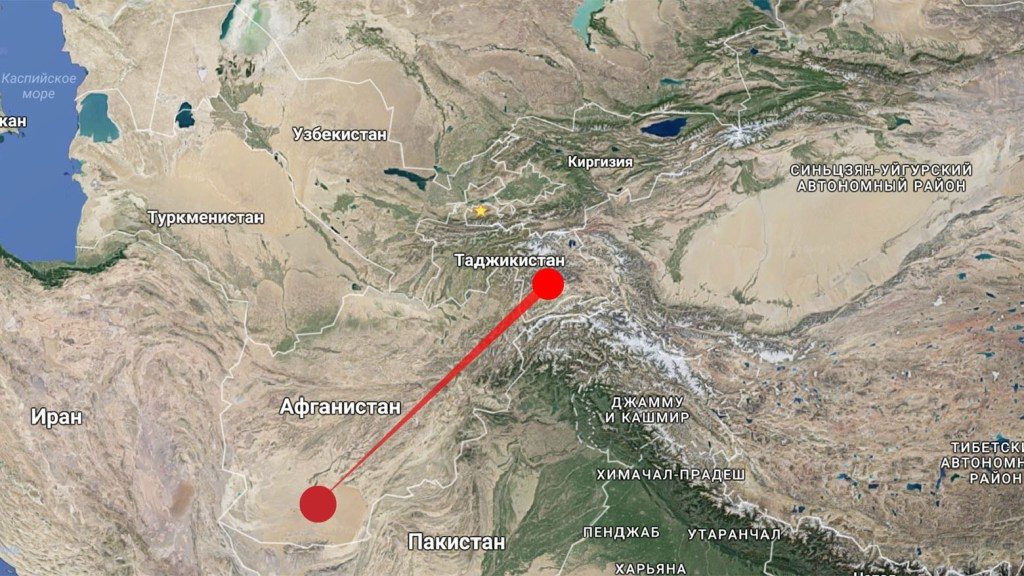 Карта афганистан иран пакистан
