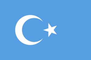 Flagge der Region Xinjiang