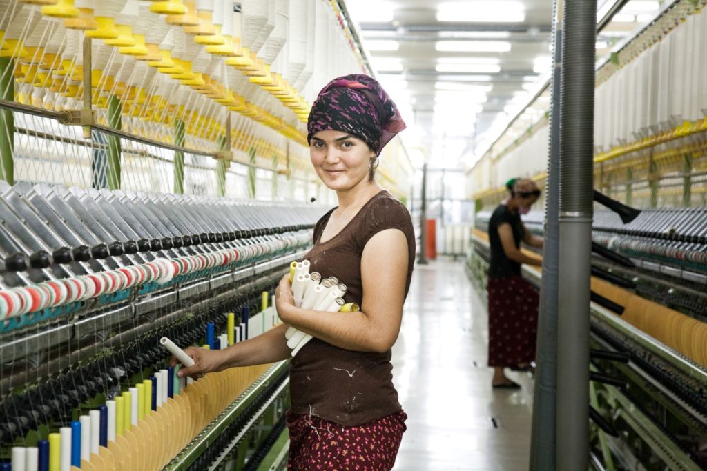 Turkmenistan Aschgabat Textil Industrie