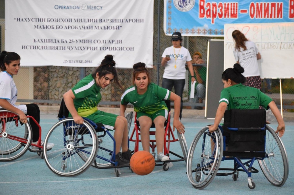 Basketballerinnen in Tadschikistan