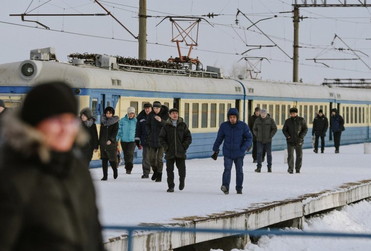 Stepnogor Kasachstan Eisenbahn