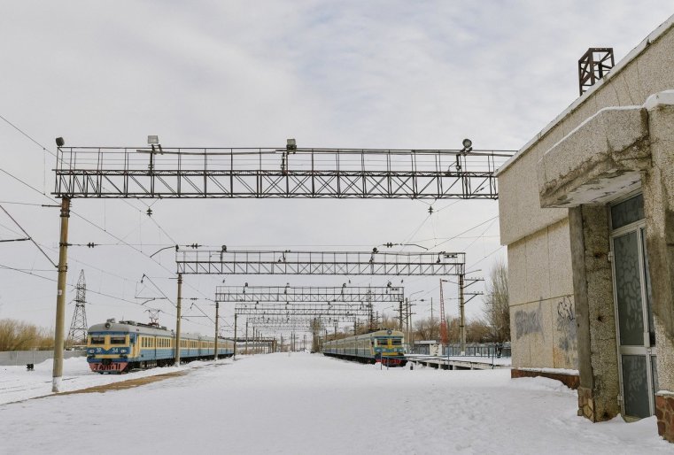 Stepnogor Kasachstan Bahnhof