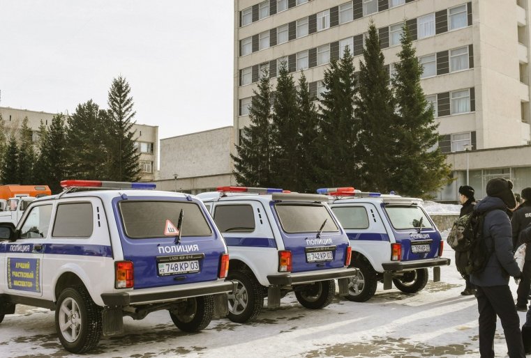 Zelinograd 25 Kasachstan Stepnogor Polizei