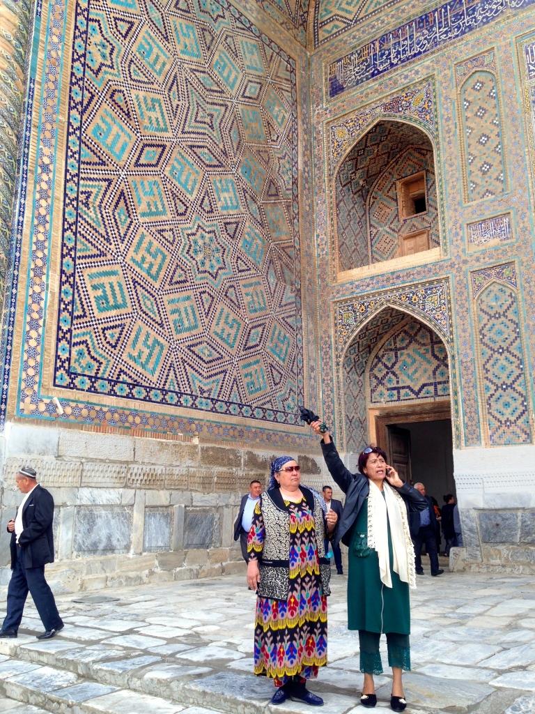 Samarkand Usbekistan Registan Treffpunkt Tourismus