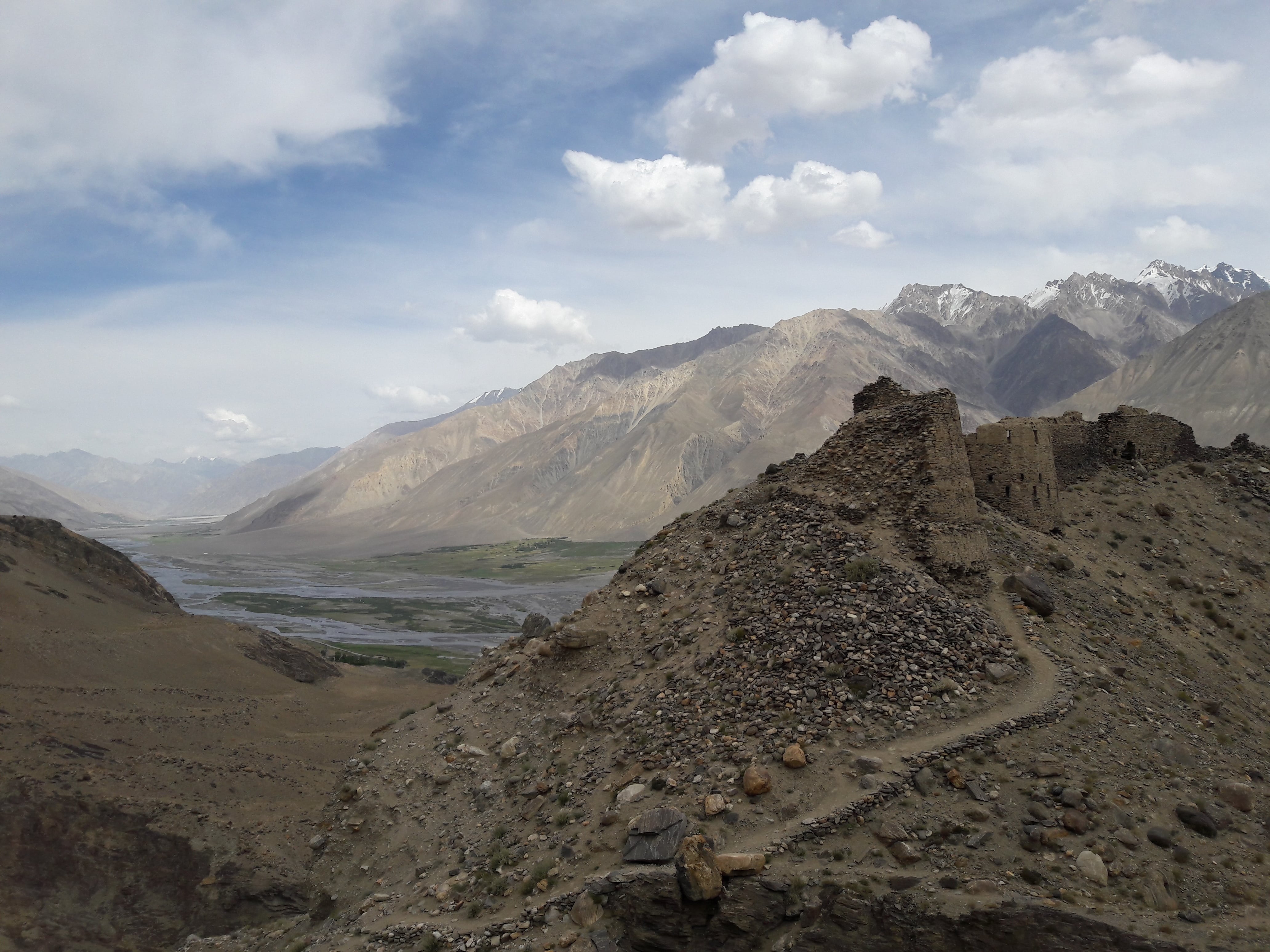 Die Festung Yamchun Tadschikistan Afghanistan