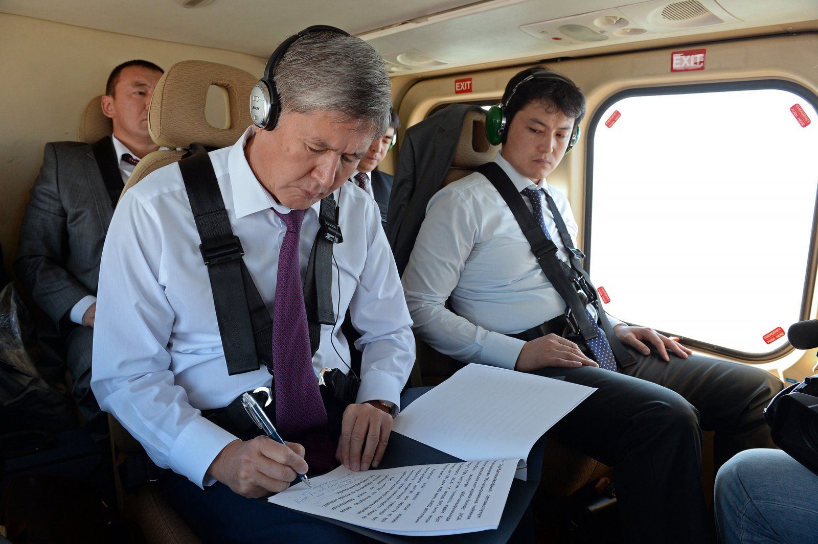 Der Präsident auf dem Weg nach Dschalalabat