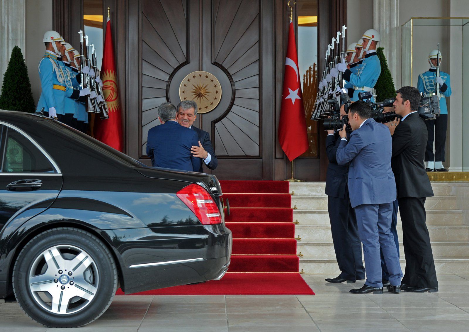 Atambajew Abdullah Gül in der Türkei