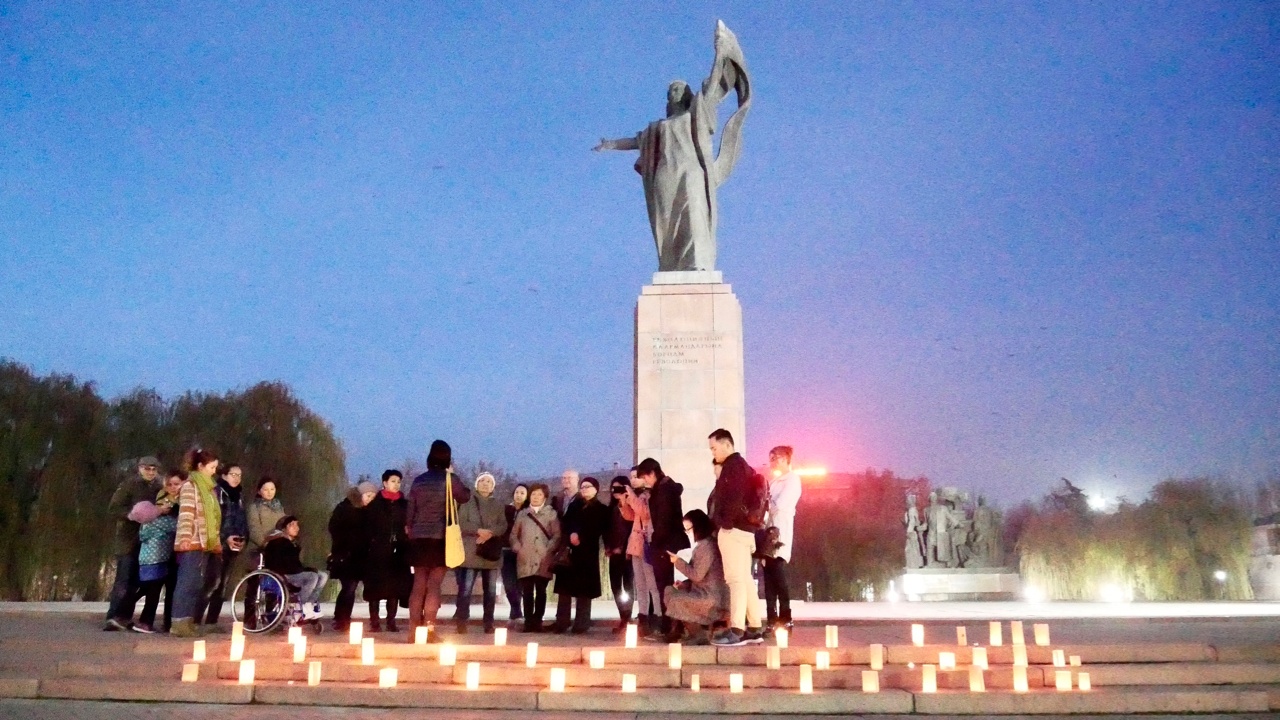 Bishkek Feminist Initiative Tag Gewalt an Frauen