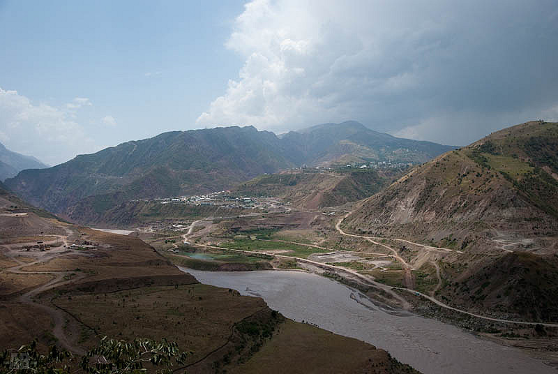 Wachsch Fluss Tadschikistan