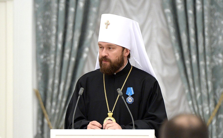 Metropolit von Wolokolamsk und Leiter des Außenamtes des Moskauer Patriarchats, Hilarion Alfejew