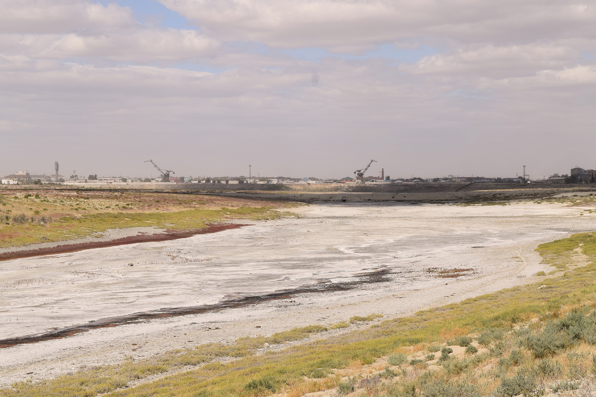 Kasachstan Aralsee Aralsk Hafen