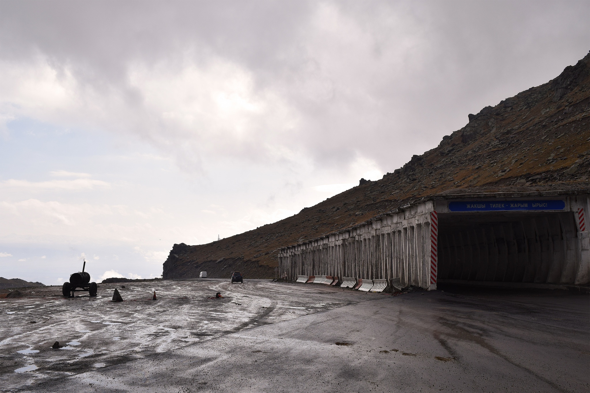 Bergpass Kirgistan Töö-Aschu