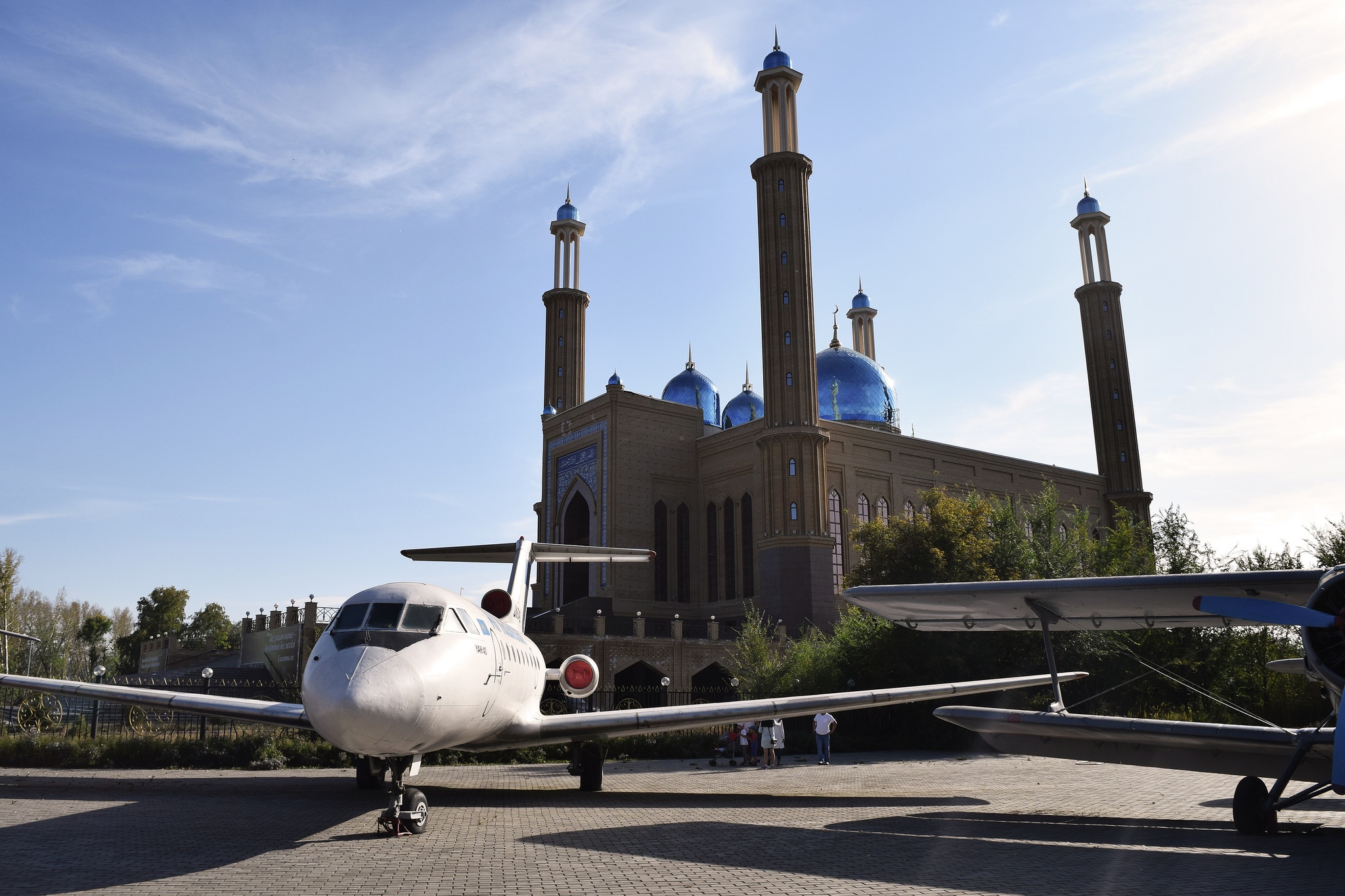 Öskemen Kasachstan Moschee Flug