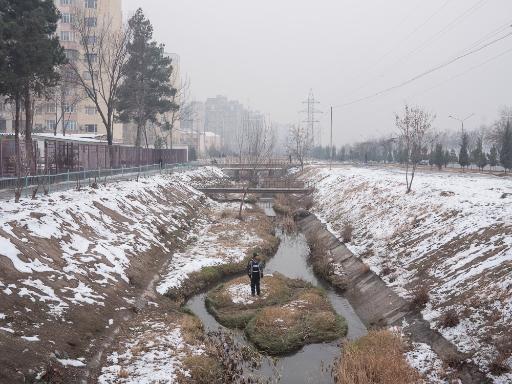 Duschanbe Tadschikistan Kanal Betonka