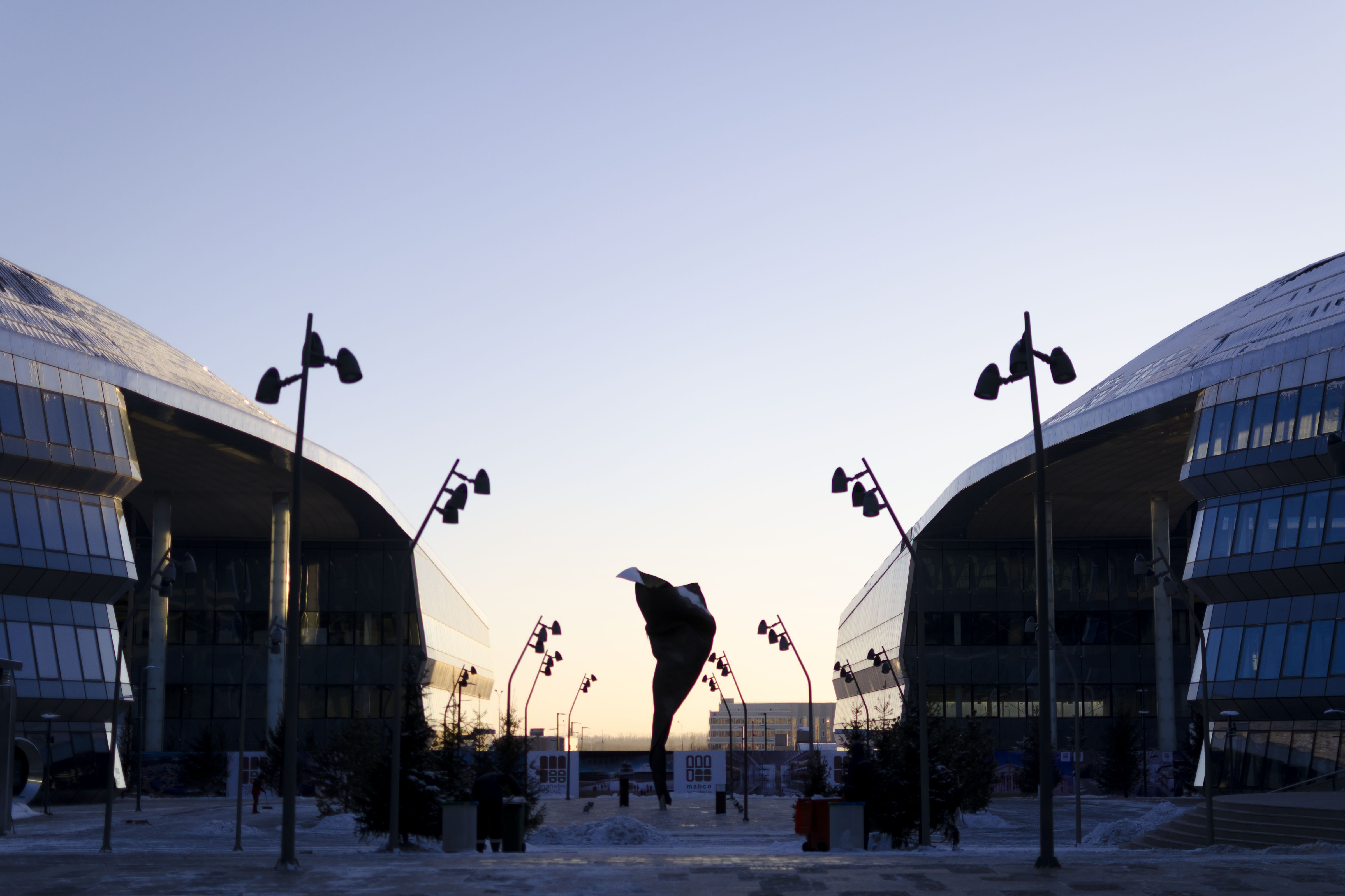 Expo 2017 Astana Kasachstan Sonnenuntergang