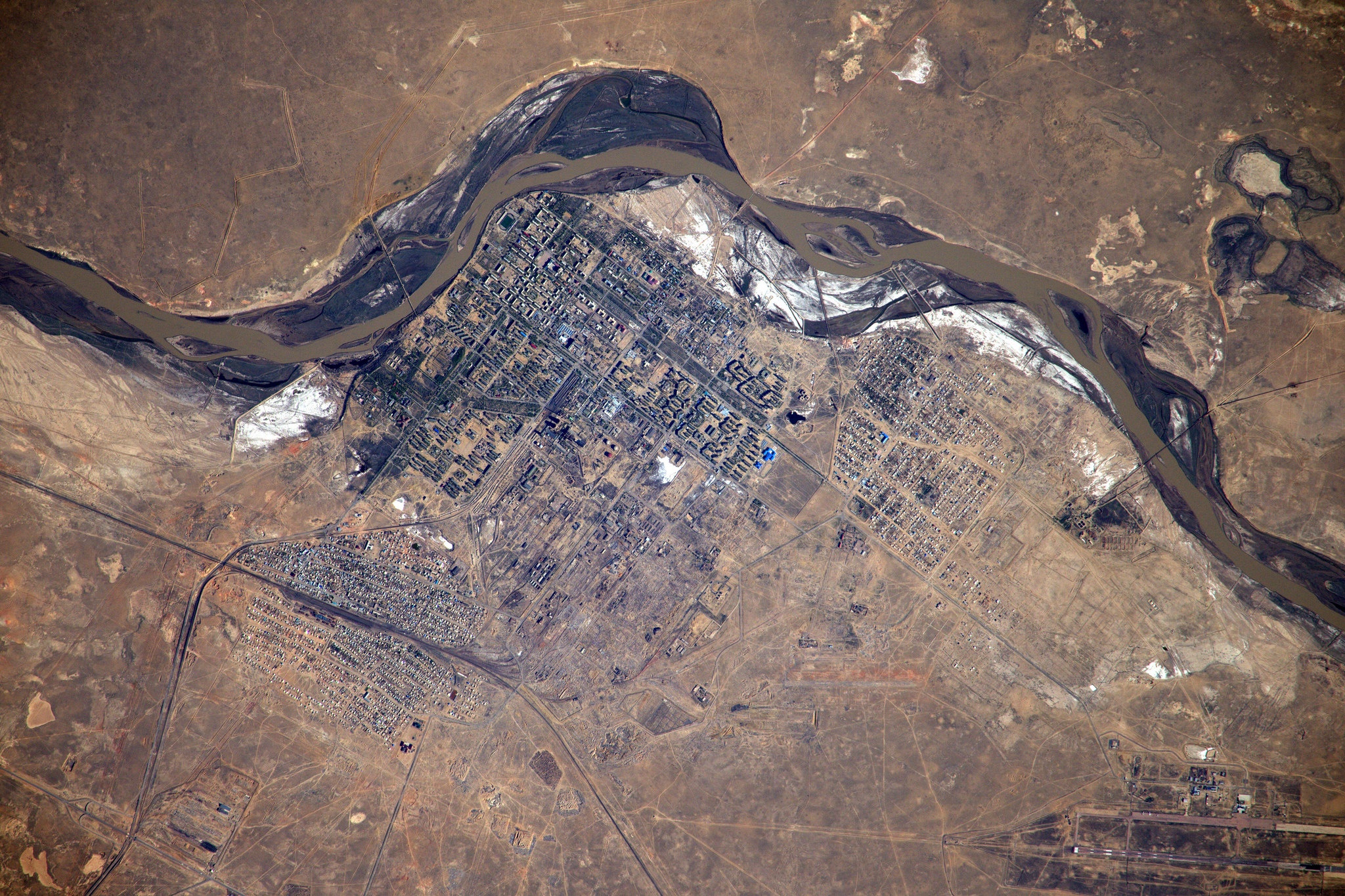 Baikonur aus dem All