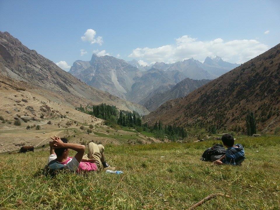 Voru Tadschikistan Bergen Treck