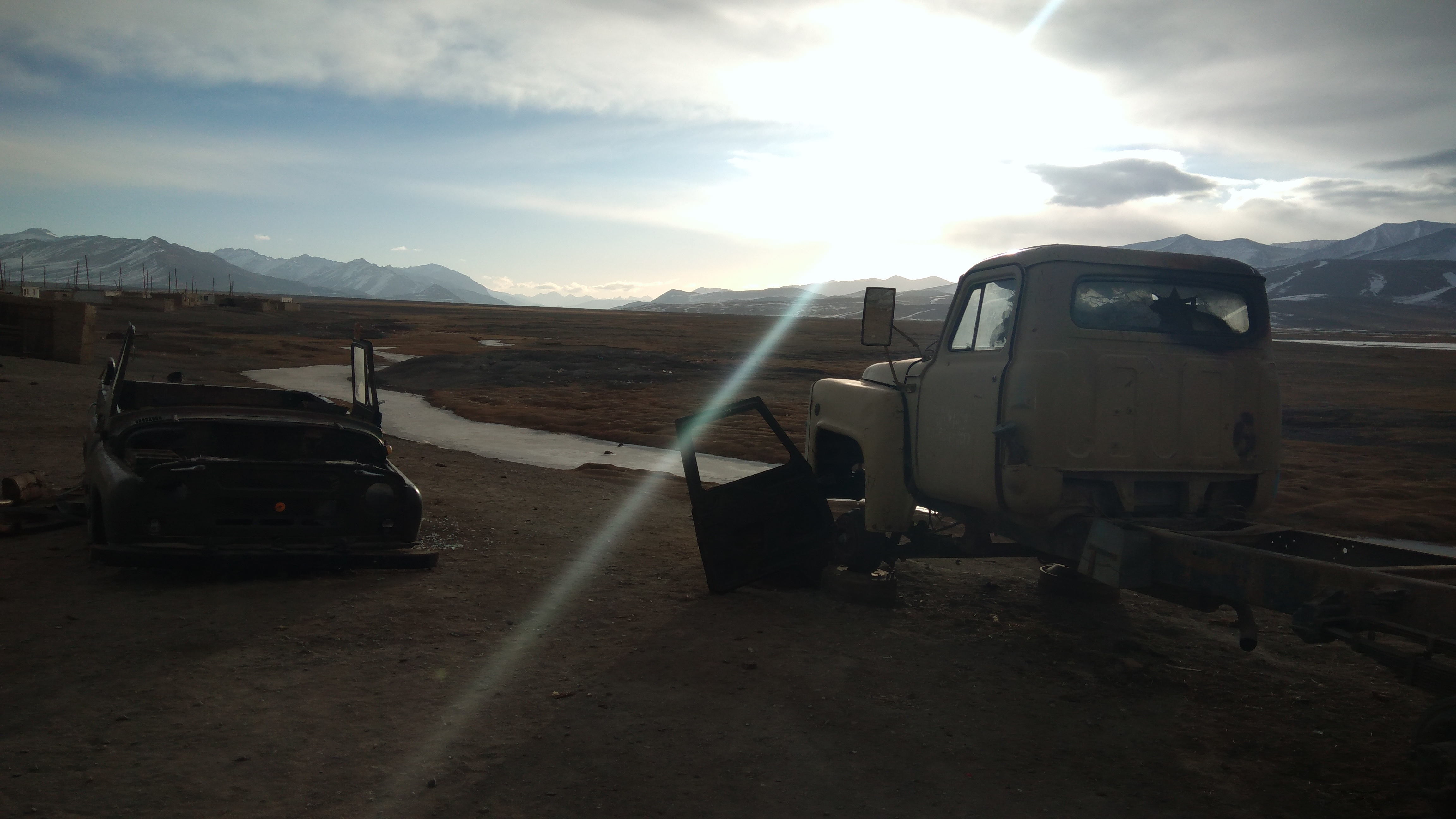 Morgendämmerung Tajikistan Alishor