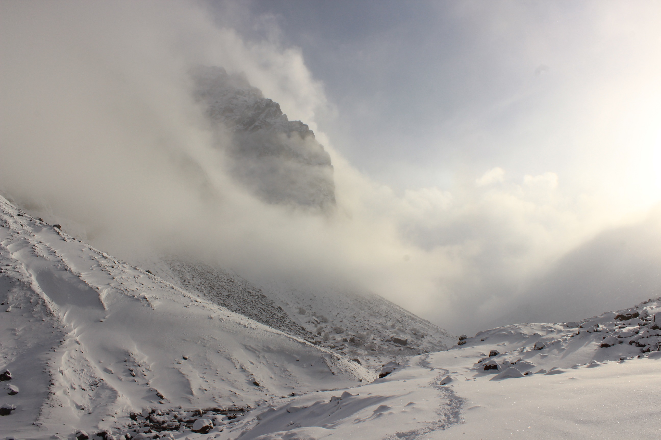 Ala-Artscha-Nationalpark Kirgistan Schnee