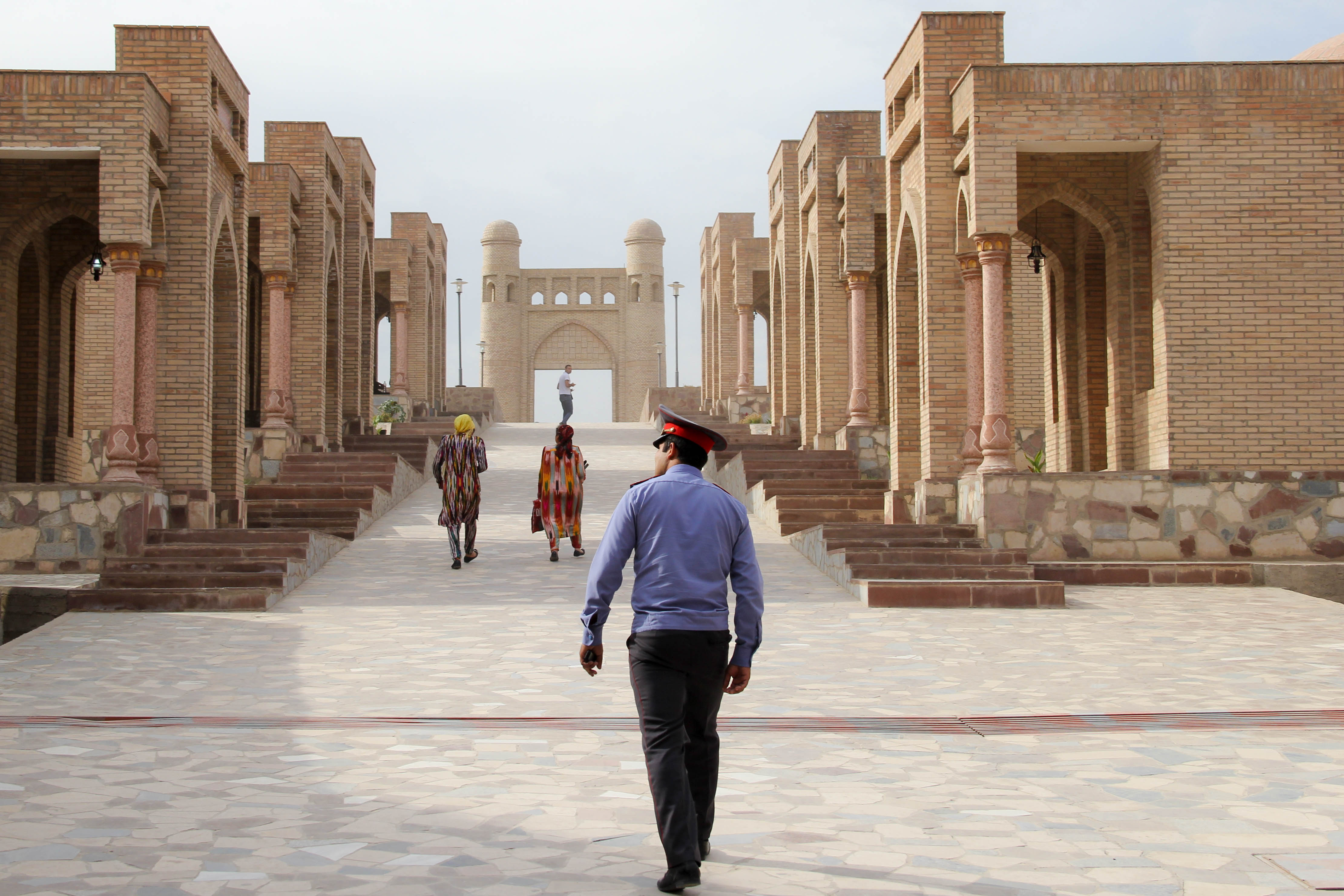 Festung Polizist Hissor Tadschikistan Bild des Tages