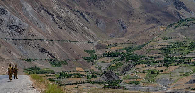 Tadschikistan Bild des Tages Grenze Militärisch Afghanistan