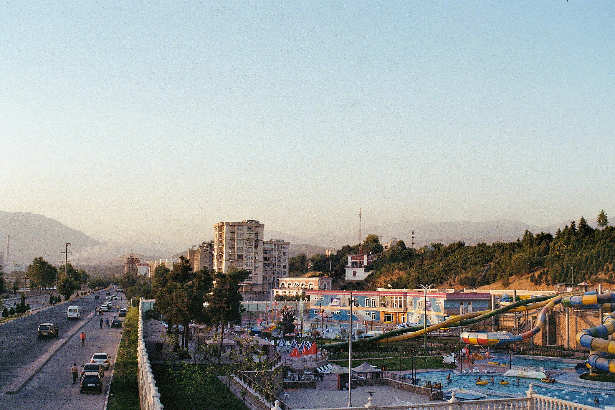 Tadschikistan Duschanbe Bild des Tages Aquapark Wärme