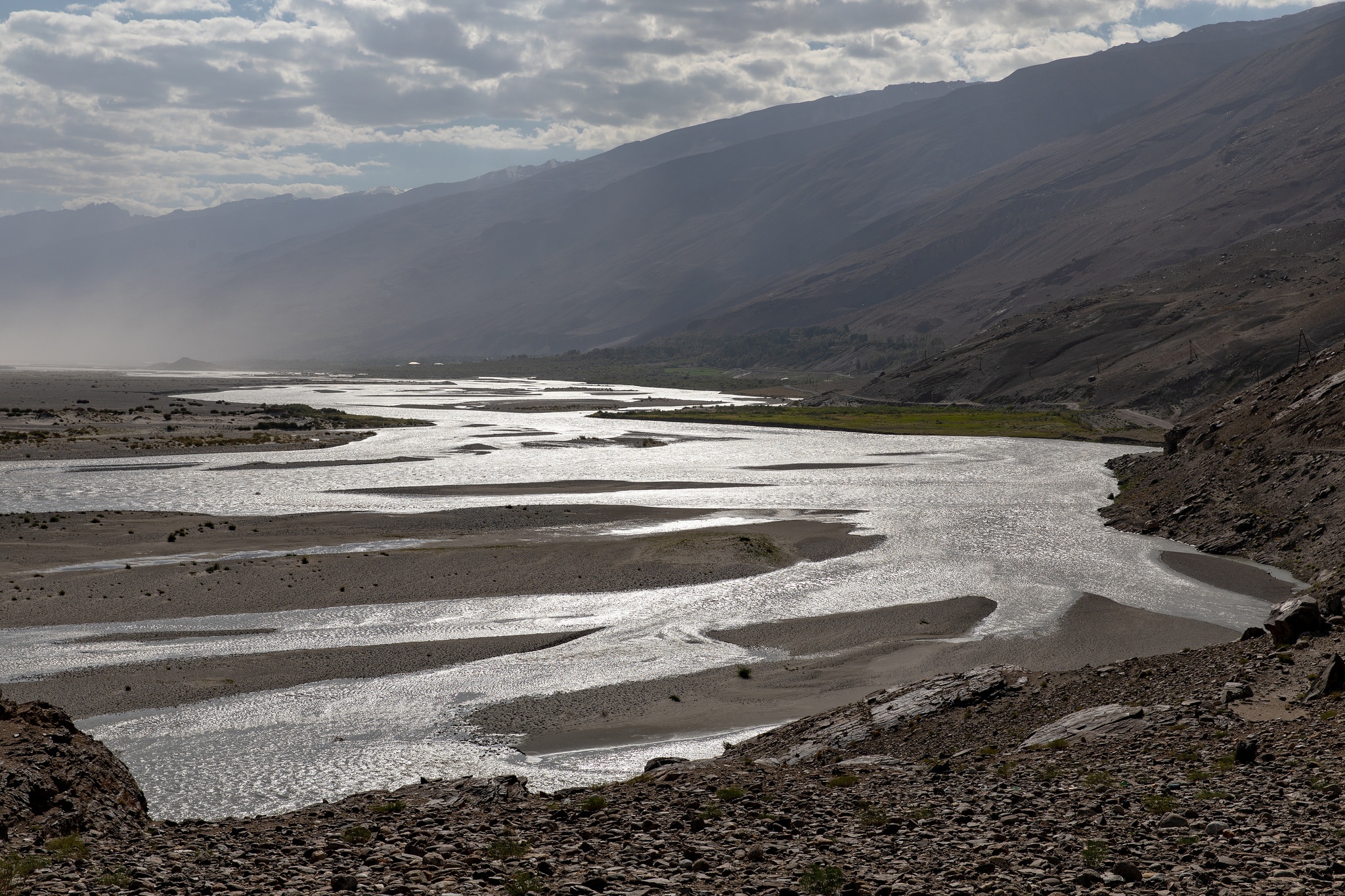 Pandsch Fluss Tadschikistan Wachsch Amudarja