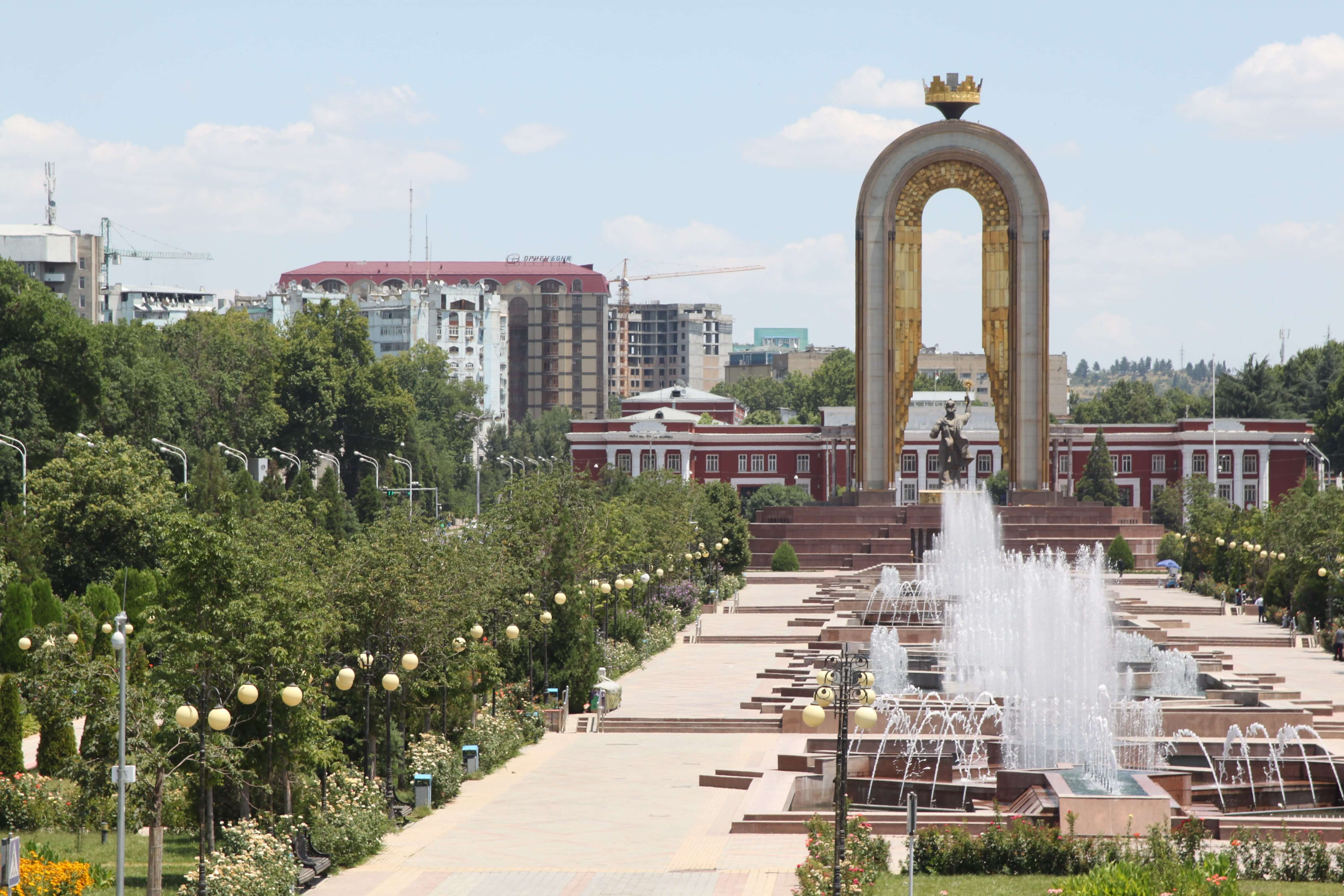 Oase Rudaki-park Duschanbe Tadschikistan Bild des Tages