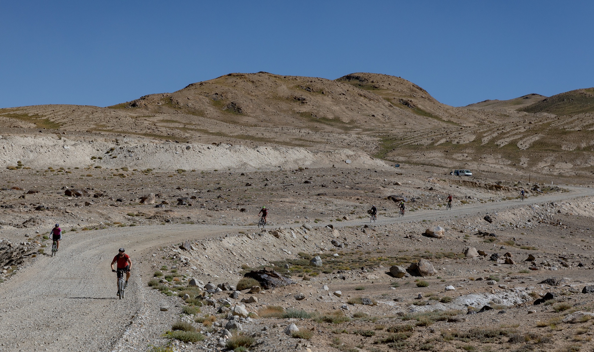 Mit dem Rad im Pamir unterwegs