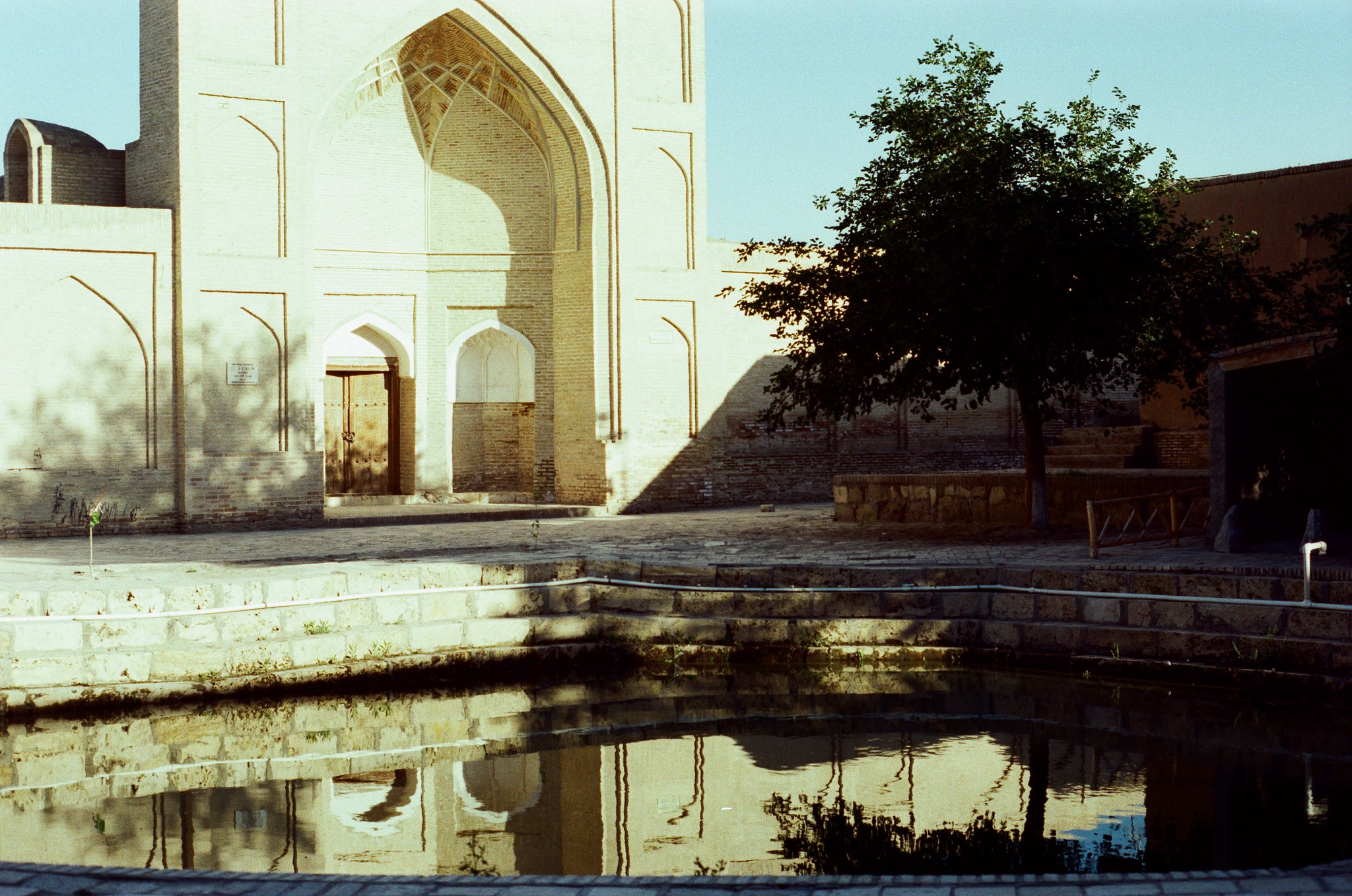 Wasserreservoir Buchara Usbekistan Wasser