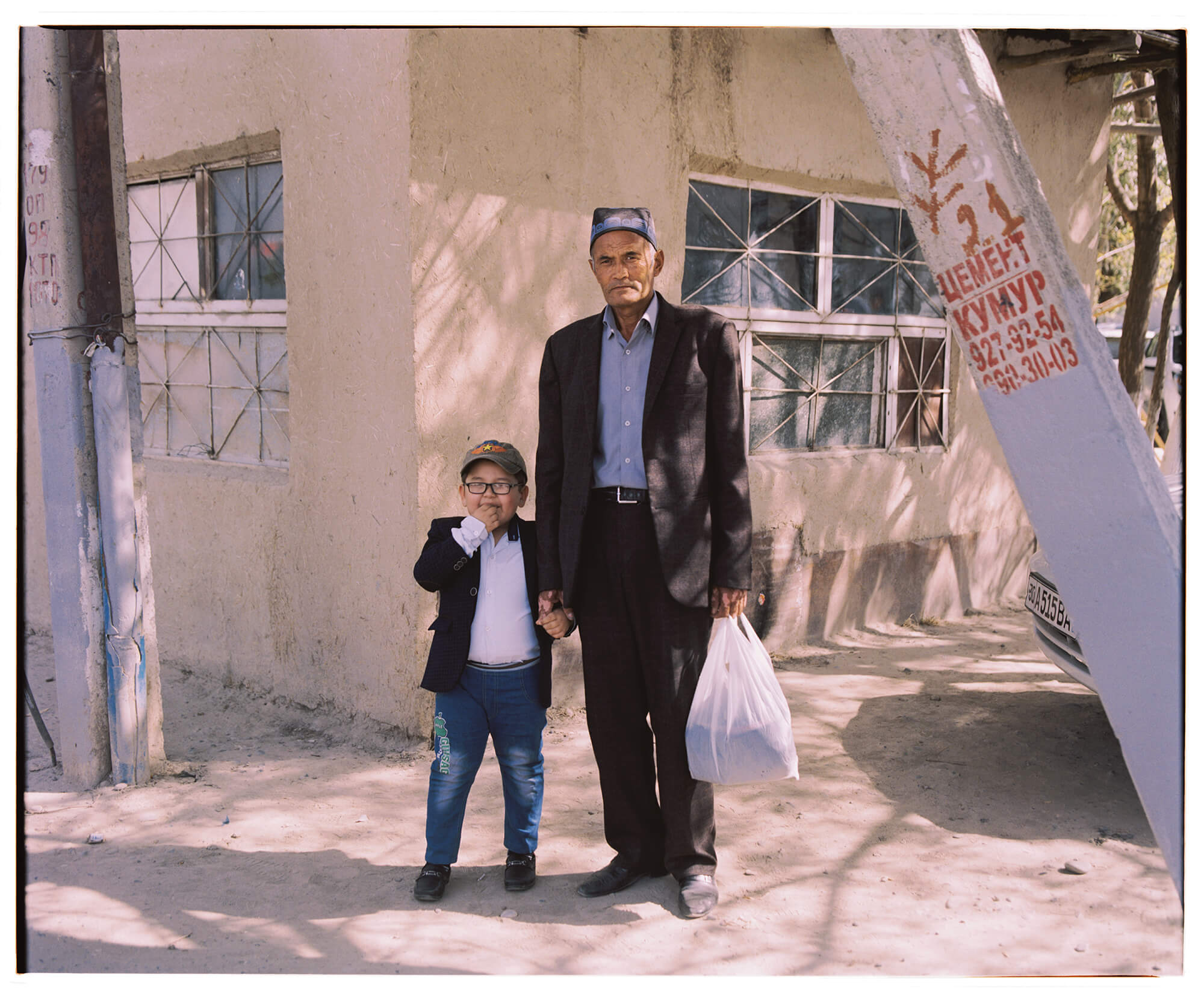 Samarkand Mahalla Portrait Hassan Kurbanbaev Usbekistan