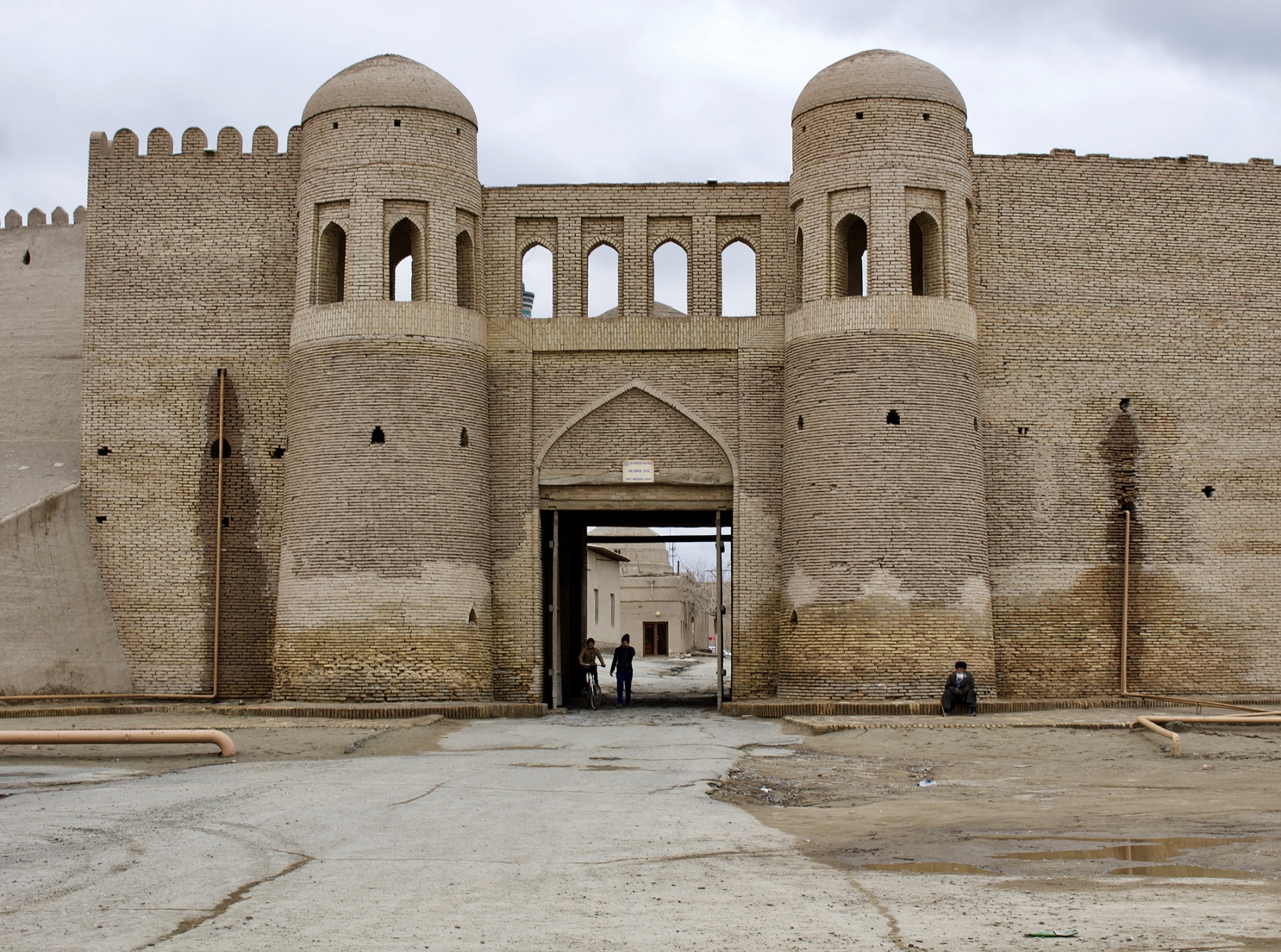 Chiwa Usbekistan Konya Ark Itchan-Kala Stadtmauer