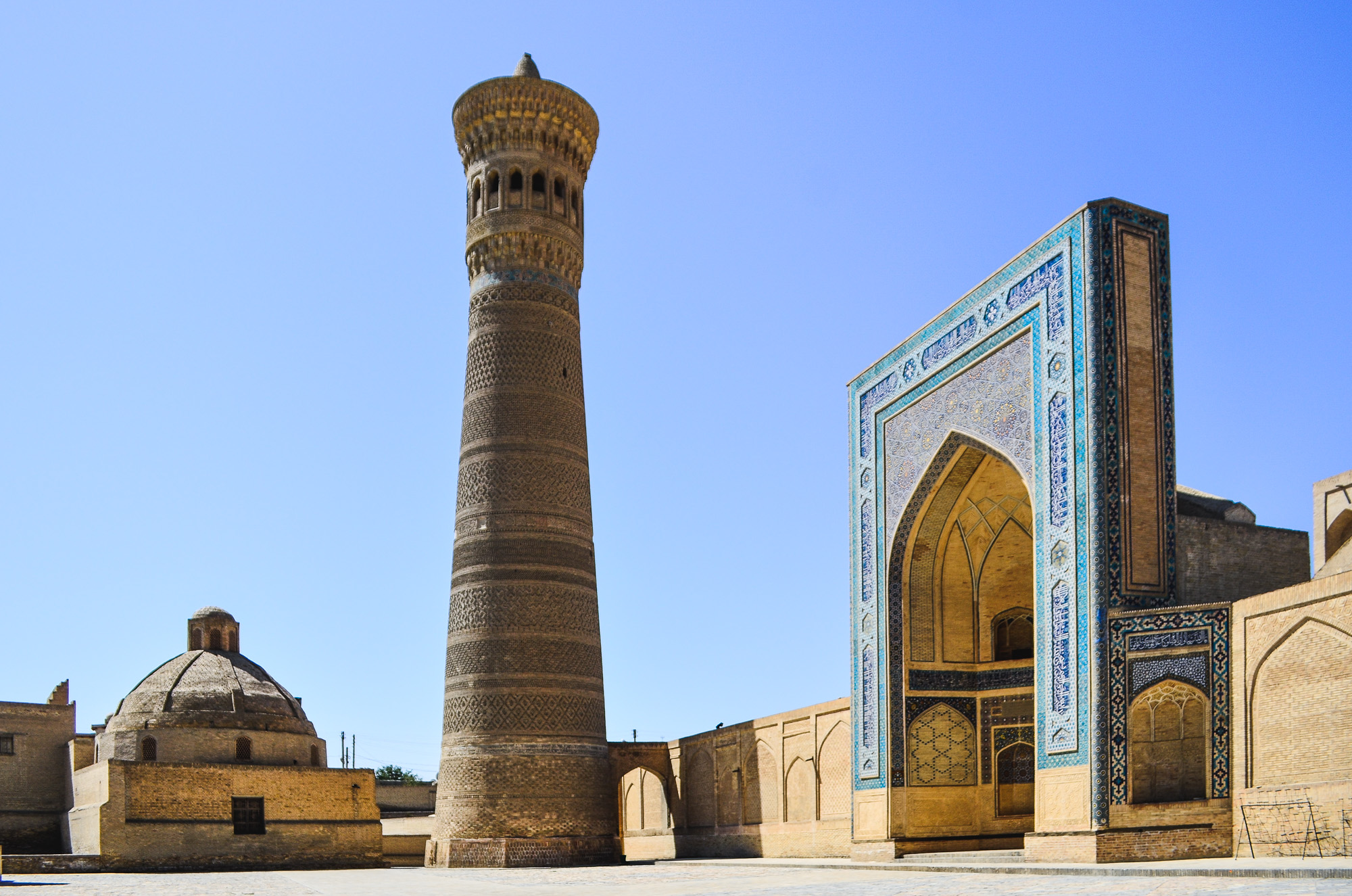 Blick auf das Minarett Kalon