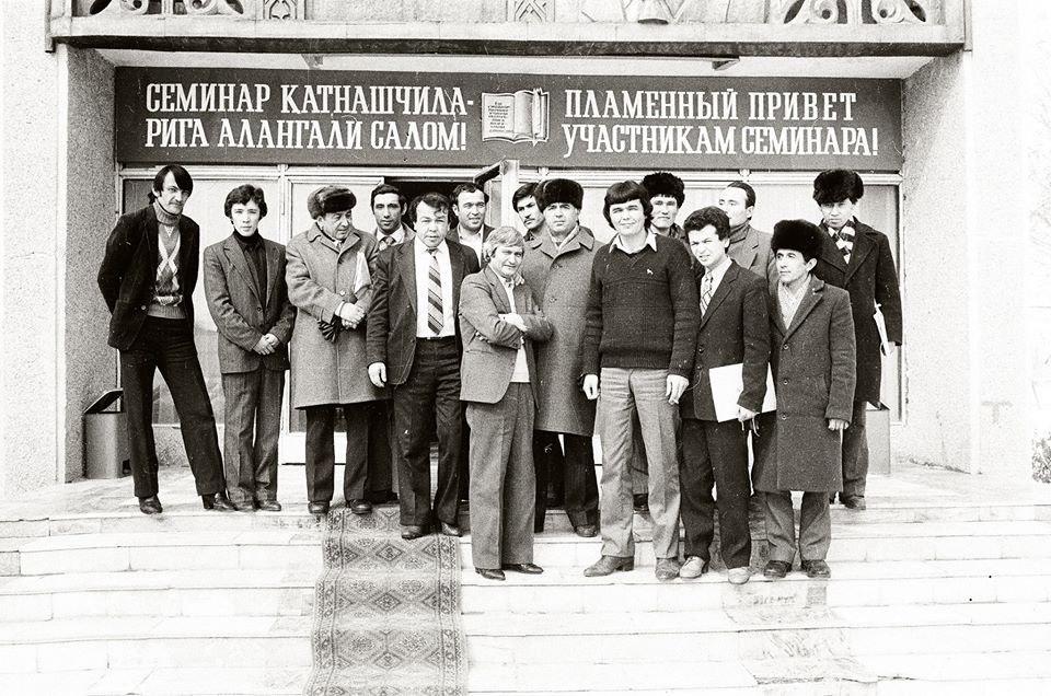 Gruppenbild usbekischer Oppositioneller, Taschkent 1987