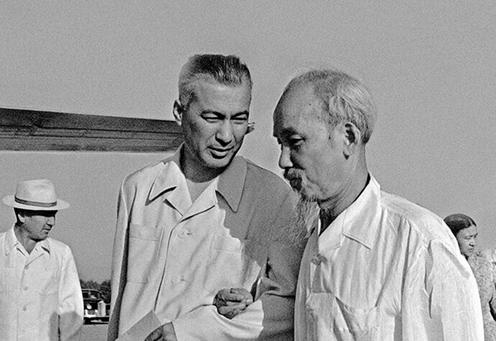 Rashidov und Ho Chi Minh