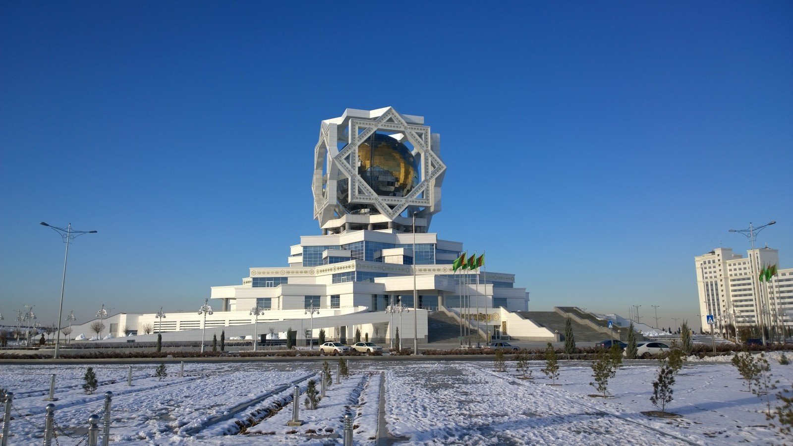 Der Hochzeitspalast in Aschgabat