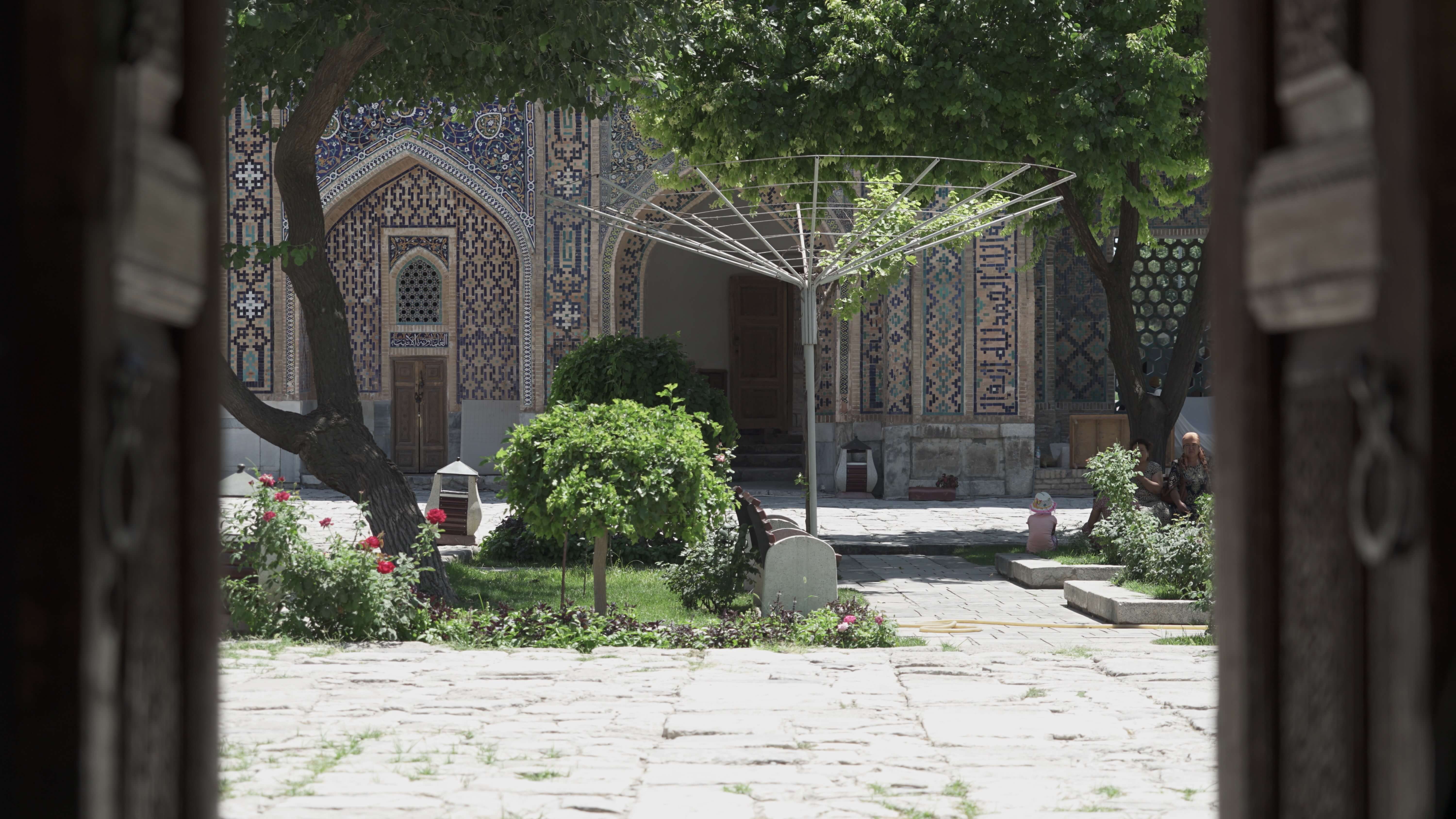 Samarkand Usbekistan Medrese Hitze