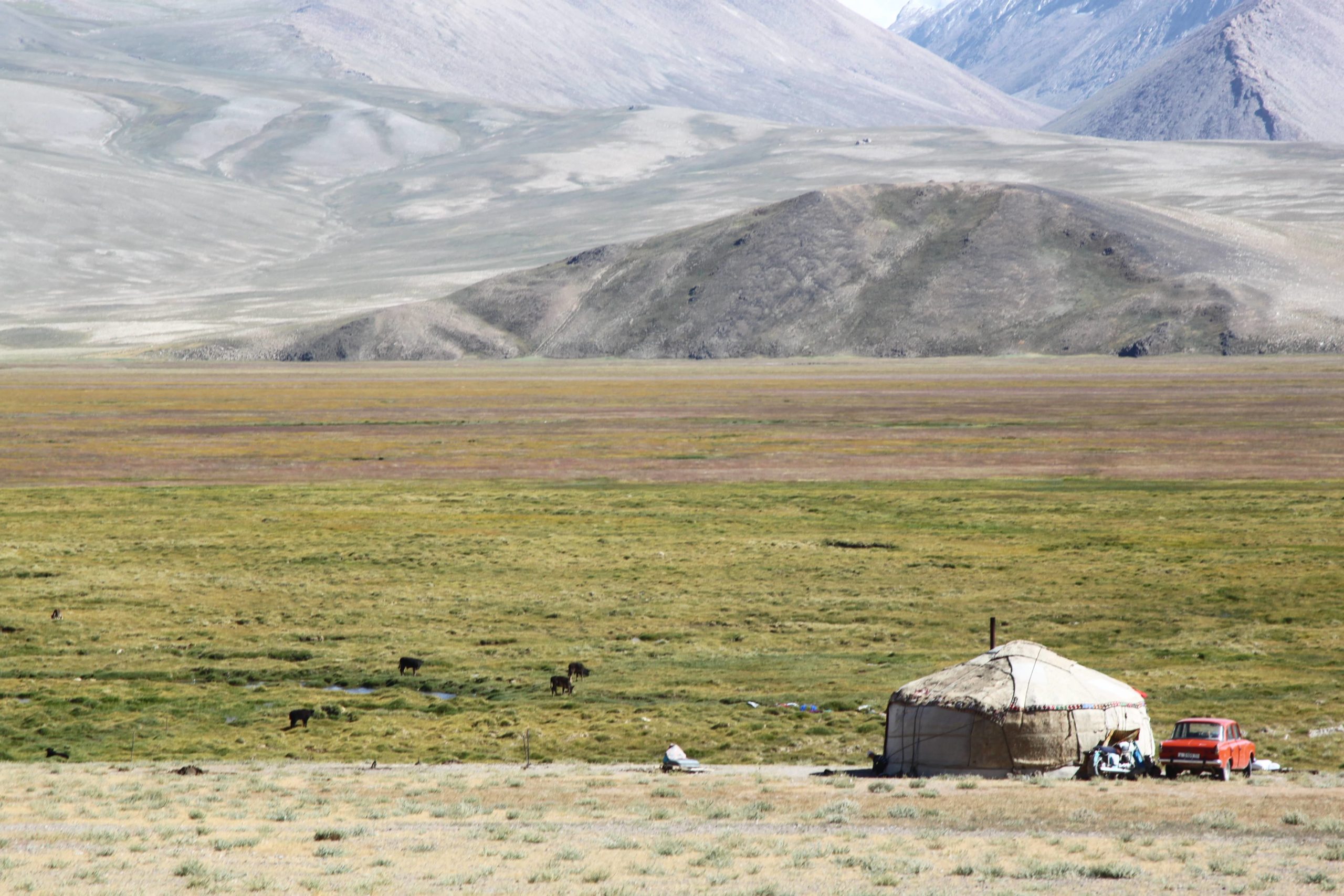 Tadschikistan Pamirgebirge Jurte