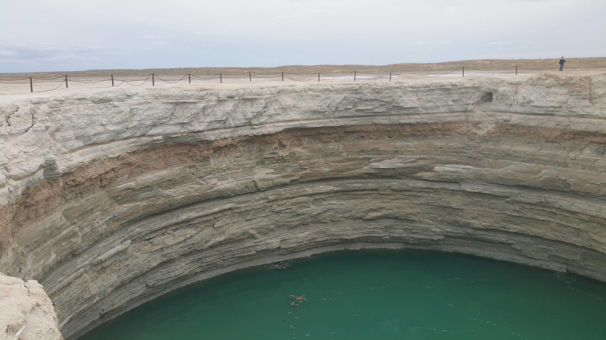 Turkmenistan Derweze Wasserkrater Gas