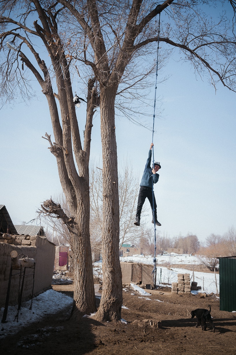 Kirgistan Kök Boru Théo Saffroy Training Sport