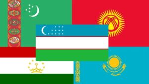 Flaggen Zentralasien