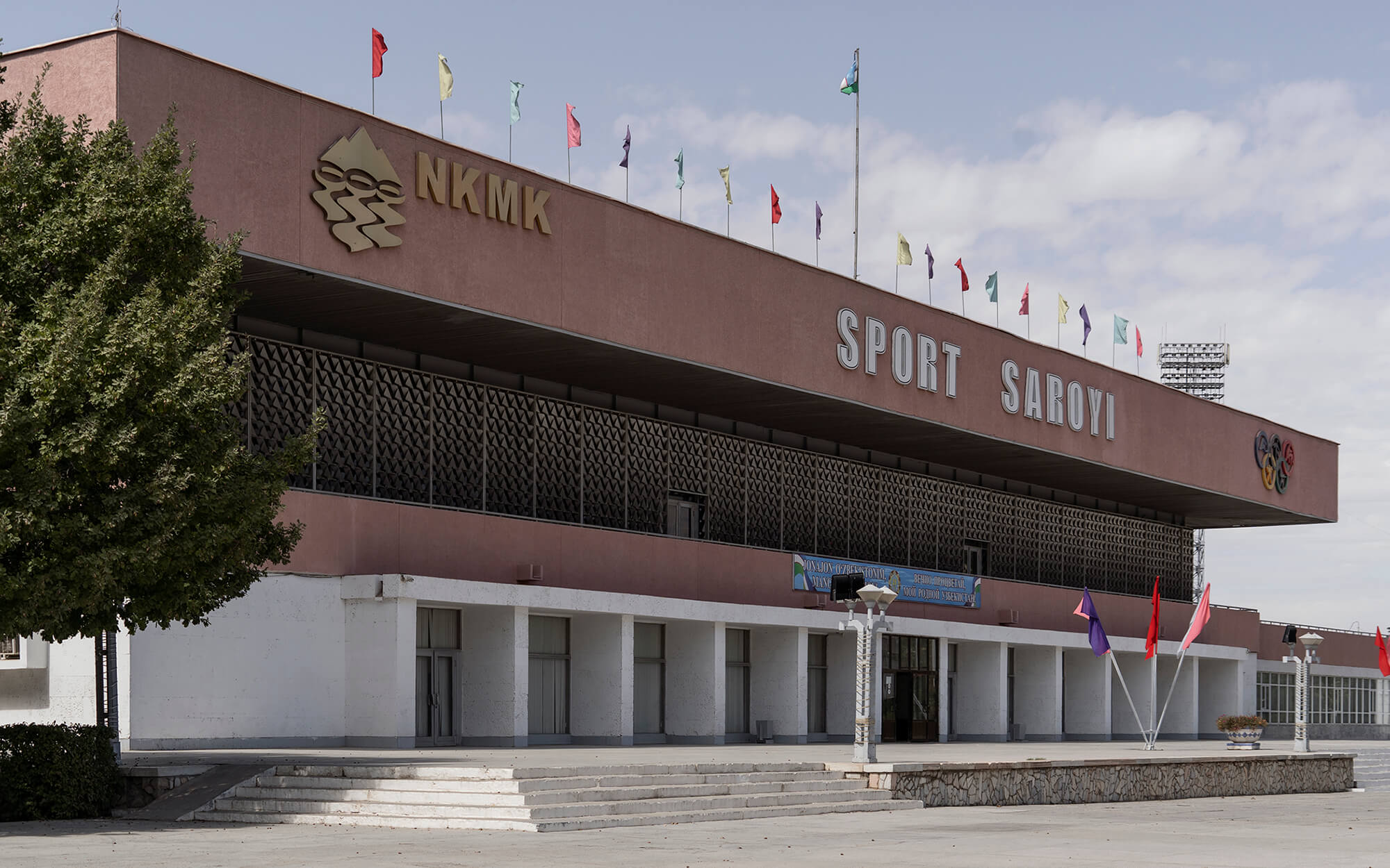 Navoiy Usbekistan Sportpalast sowjetische Architektur