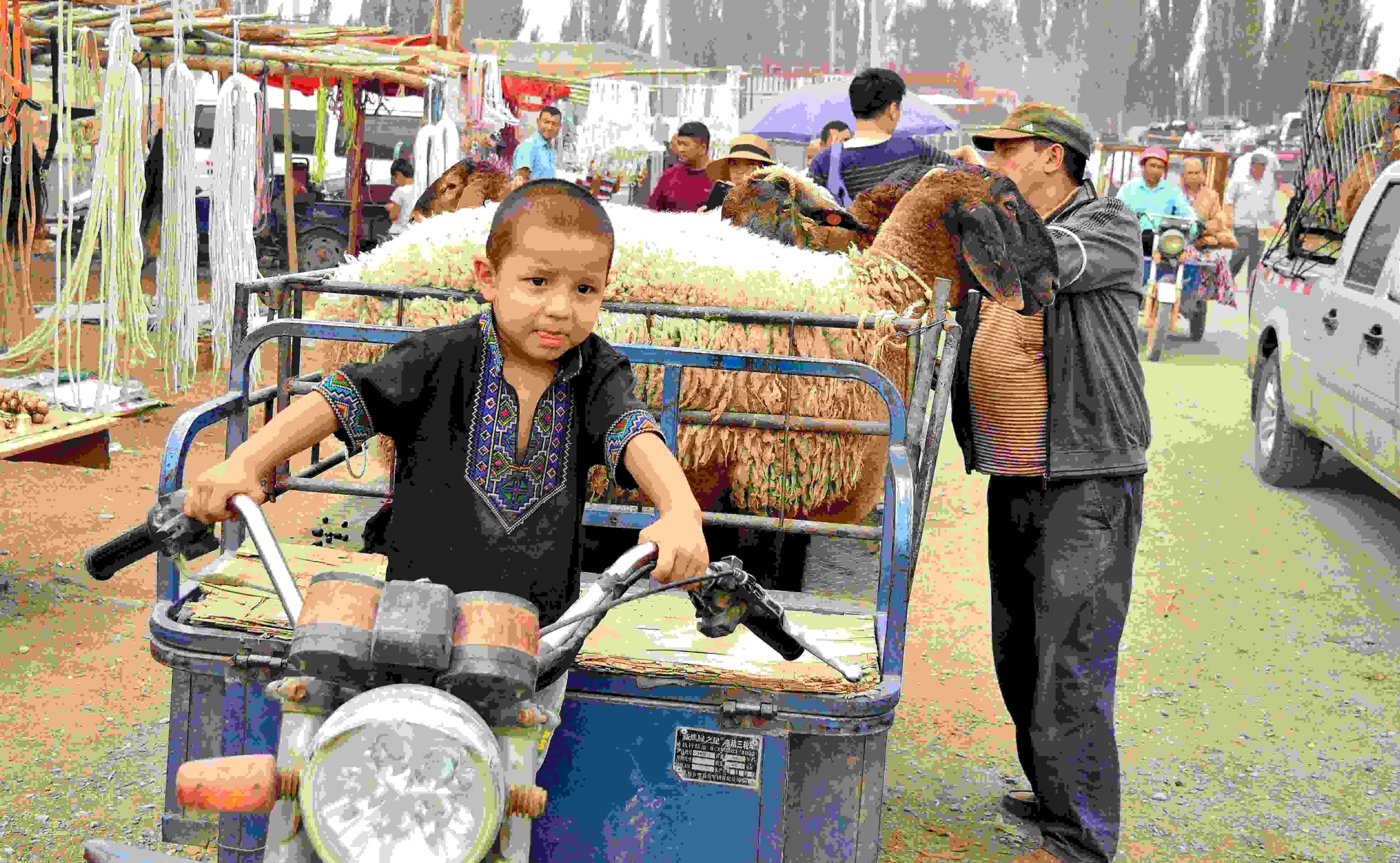 Basar Kashgar China Xinjiang Uyghur