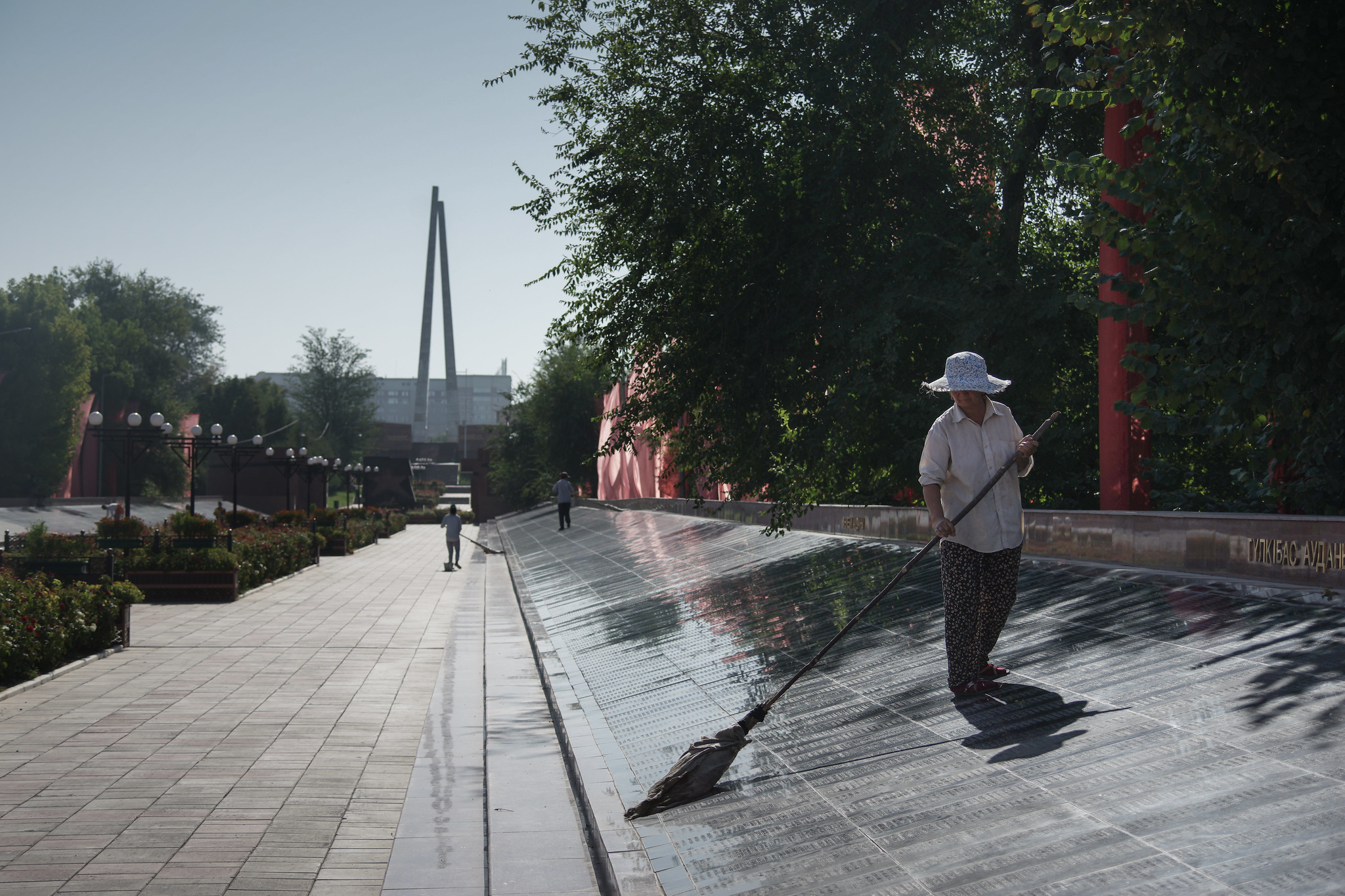 Bild des Tages Kasachstan Schymkent Denkmal