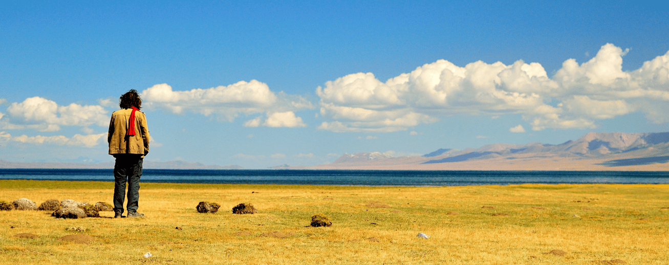 Kirgisistan Son Köl Wolken