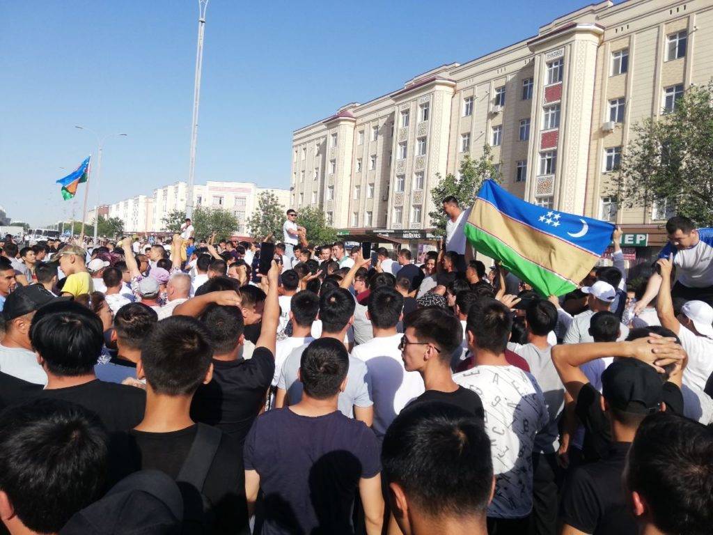 Proteste in Karakalpakstan