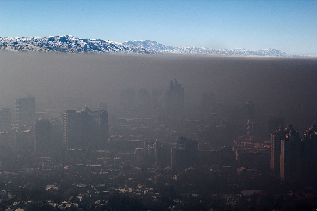 Der Smog über Almaty