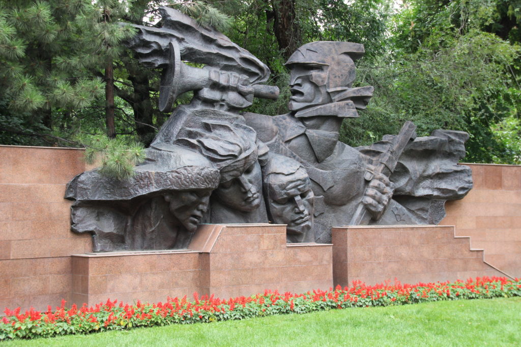 Denkmal Panfilov Park Almaty