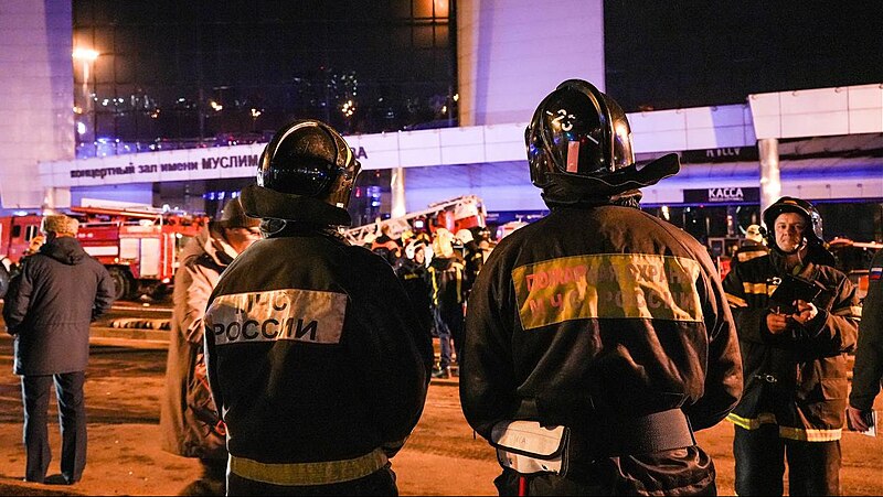 Nach dem Terroranschlag bei Moskau. Foto: Pressedienst des Gebiets Moskau